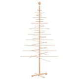 Kerstdecoratie Kerstboom Massief Grenenhout Naturel (Onafgewerkt)