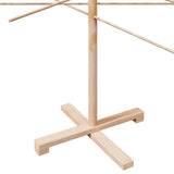 Kerstdecoratie Kerstboom Massief Grenenhout Naturel (Onafgewerkt)