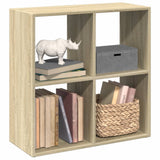 Kamerscherm / Boekenkast 102X29X103,5 Cm Hout Artisanaal Eiken