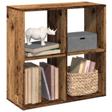 Kamerscherm / Boekenkast 102X29X103,5 Cm Hout Artisanaal Eiken