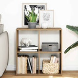 Kamerscherm / Boekenkast 102X29X103,5 Cm Hout Artisanaal Eiken
