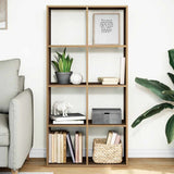 Kamerscherm / Boekenkast 102X29X103,5 Cm Hout Artisanaal Eiken