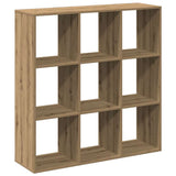 Kamerscherm / Boekenkast 102X29X103,5 Cm Hout Artisanaal Eiken