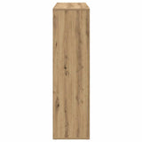 Kamerscherm / Boekenkast 102X29X103,5 Cm Hout Artisanaal Eiken