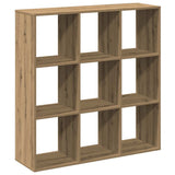 Kamerscherm / Boekenkast 102X29X103,5 Cm Hout Artisanaal Eiken