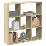 Kamerscherm / Boekenkast 102X29X103,5 Cm Hout Artisanaal Eiken