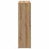 Kamerscherm / Boekenkast 102X29X103,5 Cm Hout Artisanaal Eiken