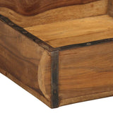 Dienblad Bruin Massief Gerecycled Hout