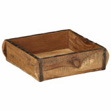 Dienblad Bruin Massief Gerecycled Hout