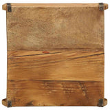 Dienblad Bruin Massief Gerecycled Hout