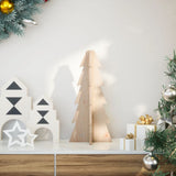 Kerstdecoratie Kerstboom 69,5 Cm Massief Grenenhout Naturel