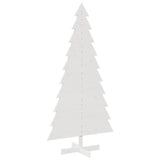 Kerstdecoratie Kerstboom Massief Grenenhout Wit