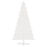 Kerstdecoratie Kerstboom Massief Grenenhout Wit