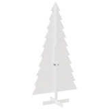 Kerstdecoratie Kerstboom Massief Grenenhout Wit