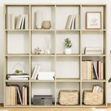 Kamerscherm / Boekenkast 102X29X103,5 Cm Hout Artisanaal Eiken
