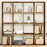 Kamerscherm / Boekenkast 102X29X103,5 Cm Hout Artisanaal Eiken