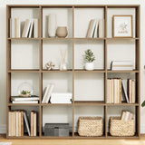 Kamerscherm / Boekenkast 102X29X103,5 Cm Hout Artisanaal Eiken