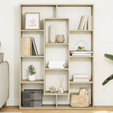 Kamerscherm / Boekenkast 102X29X103,5 Cm Hout Artisanaal Eiken