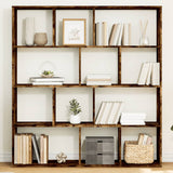 Kamerscherm / Boekenkast 102X29X103,5 Cm Hout Artisanaal Eiken