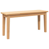 Bank 90 Cm Massief Hout Rubber