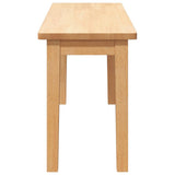 Bank 90 Cm Massief Hout Rubber