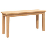 Bank 90 Cm Massief Hout Rubber