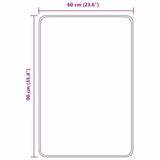 Antislip Badmat Donkergrijs 60 X 90 Cm Pp
