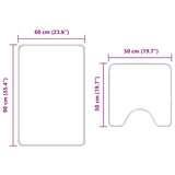 Antislip Badmat Set 2 Pcs Pp