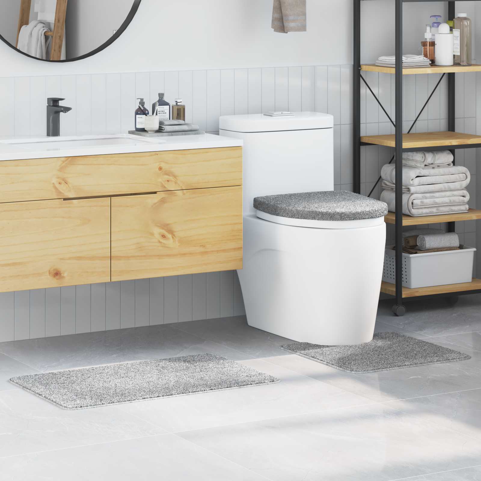 Antislip Badmat Set 3 Pcs Pp