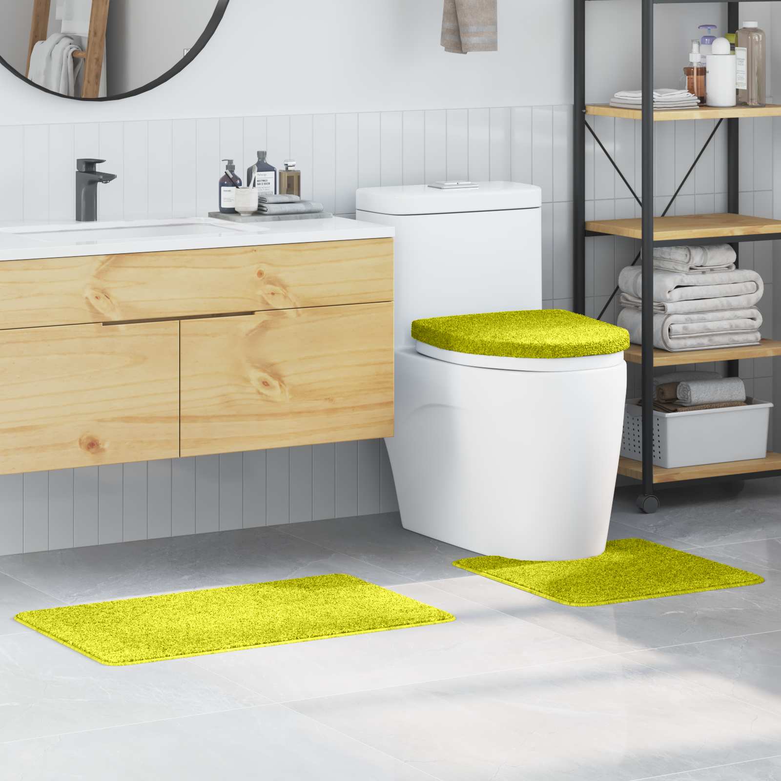 Antislip Badmat Set 3 Pcs Pp