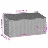 Tuinbox Poly Rattan