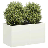Plantenbak Koudgewalst Staal Wit