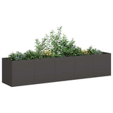 Plantenbak Staal Zwart