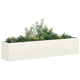 Plantenbak Koudgewalst Staal Wit