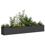 Plantenbak Staal Zwart