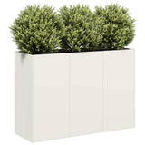 Plantenbak Koudgewalst Staal Wit