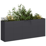 Plantenbak Staal Zwart
