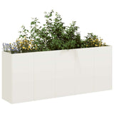 Plantenbak Koudgewalst Staal Wit