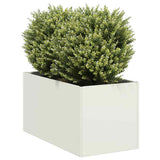 Plantenbak Koudgewalst Staal Wit
