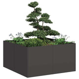 Plantenbak Staal Zwart