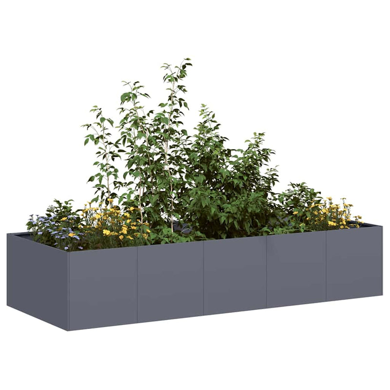 Plantenbak Staal Kleurig Antraciet