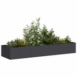 Plantenbak Staal Zwart