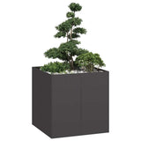 Plantenbak Staal Zwart