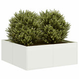 Plantenbak Koudgewalst Staal Wit