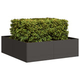 Plantenbak Staal Zwart