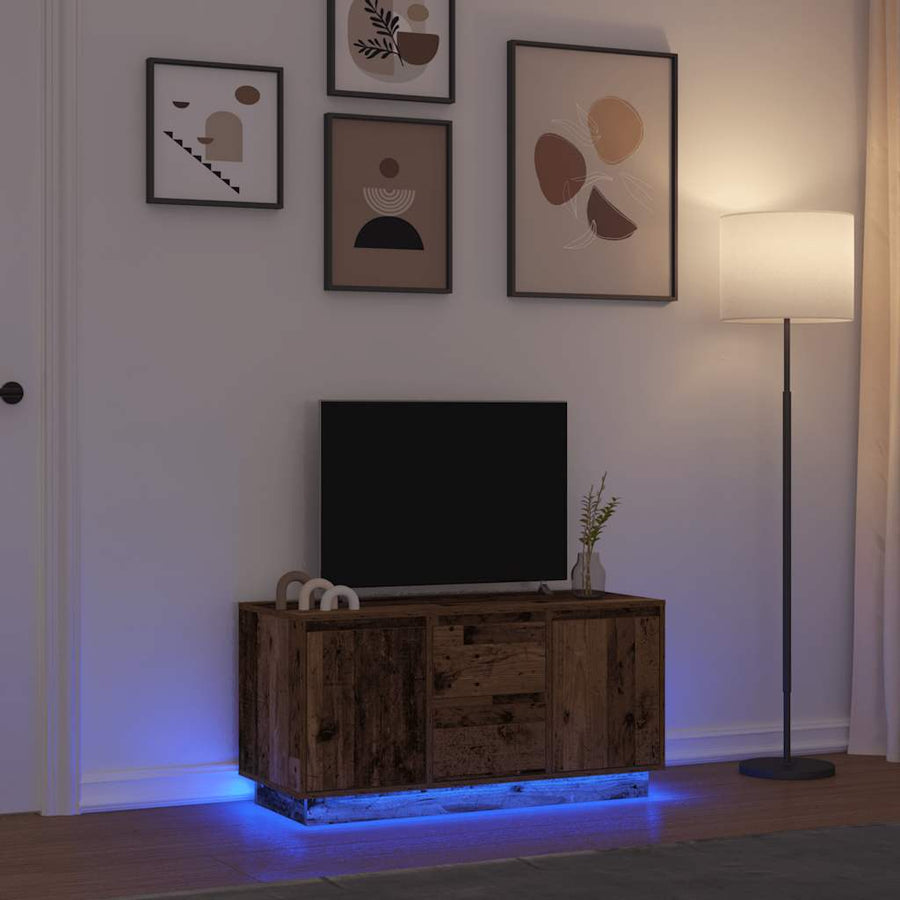 Tv-Meubel 188,5X41X50 Cm Bewerkt Hout