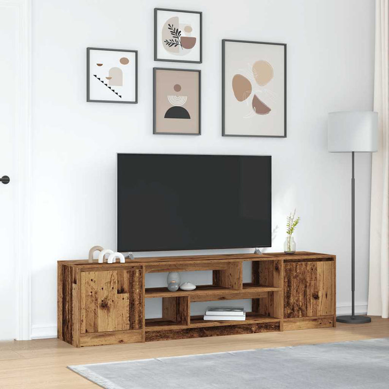 Tv-Meubel 188,5X41X50 Cm Bewerkt Hout