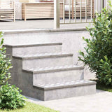 Trap Tread Rechthoekig 2 Pcs Zilver 50 X 40 Cm Aluminium