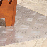 Trap Tread Rechthoekig 2 Pcs Zilver 50 X 40 Cm Aluminium