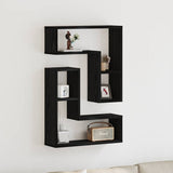 Wandschappen 50X15X50 Cm Bewerkt Hout